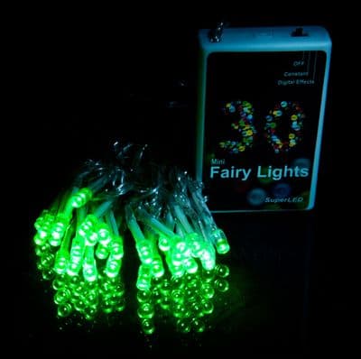 SuperLED Battery Powered 30 LED Fairy String Light Set, with FREE Alkaline Batteries