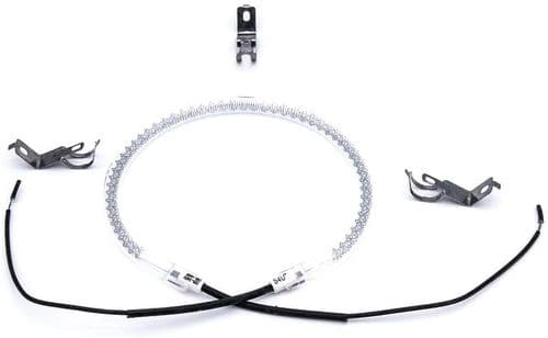 UNIVERSAL HALOGEN OVEN COOKER HEATING ELEMENT BULB with 3x Clips