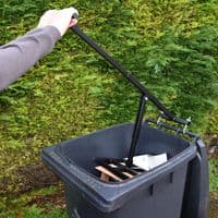 Wheelie Bin Compactor Manual Rubbish Press General Waste Compactor 240L