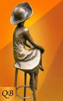 ART DECO, BRONZE, "At the Bar" SIGNED D.H.Chiparus FIGURINE