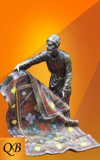 ART DECO, BRONZE STATUE 