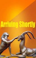 ART DECO, BRONZE STATUE, DIANA WITH GAZELLE, AMAZONIAN SCULPTURE