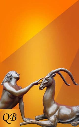 ART DECO, BRONZE STATUE, DIANA WITH GAZELLE, AMAZONIAN SCULPTURE