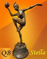 BRONZE FIGURE STELLA THE BALL DANCER