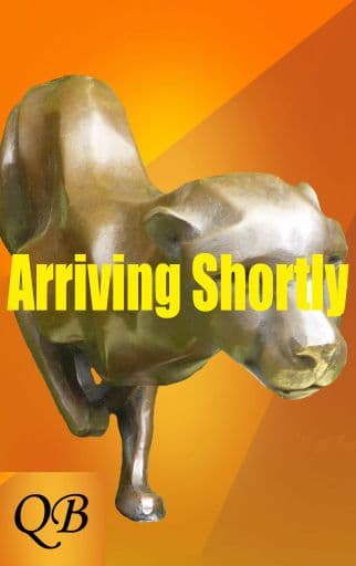 BROWN SPRINTING CHEETAH, BRONZE STATUE
