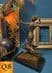 ENERGETIC ART DECO, BRONZE STATUE, 
