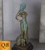 EXCLUSIVE BRONZE CLEOPATRA EGYPTIAN QUEEN STATUE FIGURE  HOT CAST SCULPTURE