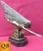 FRENCH ART DECO COMET BRONZE HOT CAST STATUE