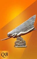 FRENCH ART DECO COMET BRONZE HOT CAST STATUE