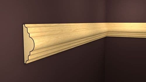 57 x 19 DADO RAIL REDWOOD (A) (2 1/2in x 3/4in FINISHED) **2.5x1**