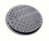 CHAMBER PLASTIC LID & FRAME MANHOLE COVER 450MM (A15)