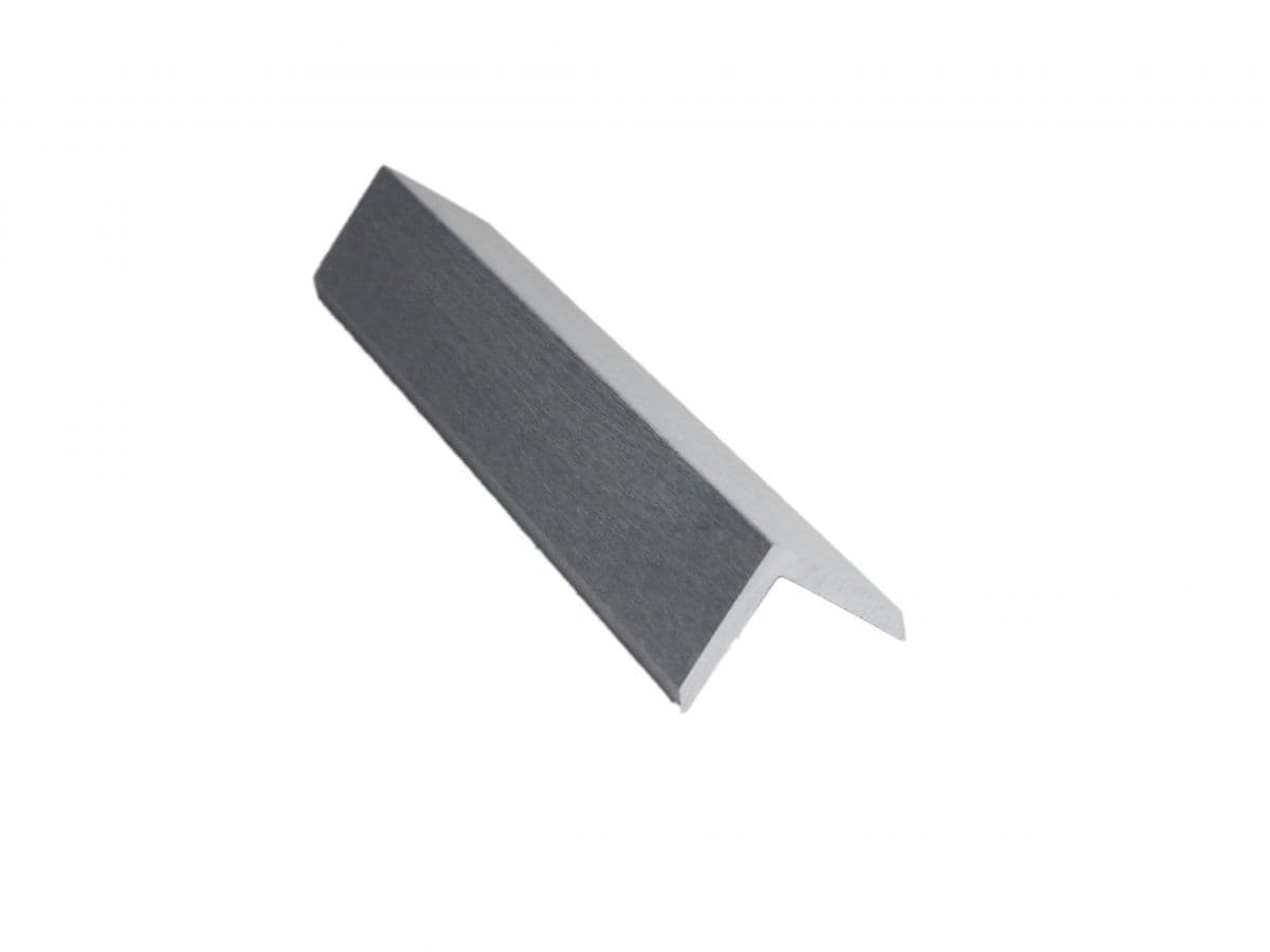 COMPOSITE DECKING EDGING TRIM 3 66MT 50 x 50MM GREY