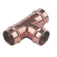 COPPER SOLDER TEE 15MM SRT15