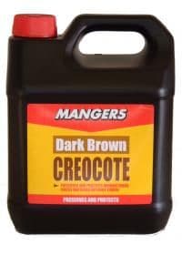 CREOCOTE SHED & FENCE PAINT LIGHT BROWN 4ltr