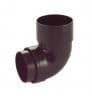 DOWNPIPE ROUND BEND GREY 68MM x 92.5 DEG BR208G