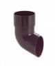 DOWNPIPE ROUND SHOE GREY 68MM BR216G