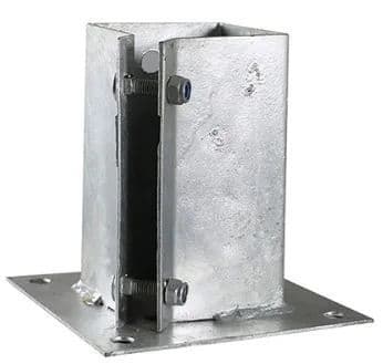 FENCE POST BOLT DOWN 6in (150MM)