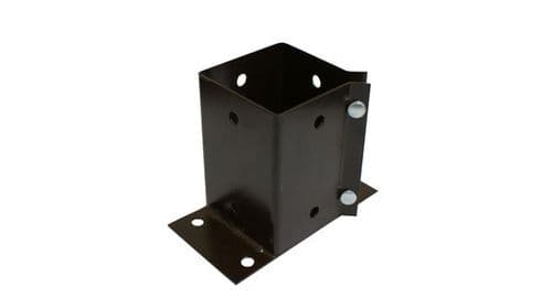 FENCE POST BOLT DOWN FLUSH FIT 4in