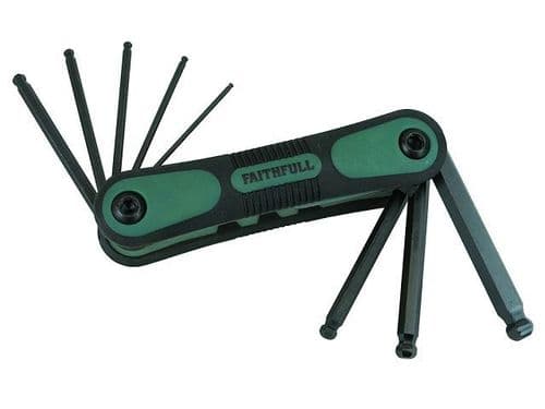 FOLDING HEX KEY SET (9) A/F FAITHFULL