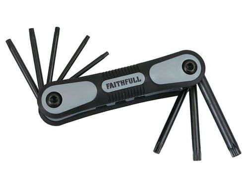 FOLDING TORX (STAR) KEY SET 8PC FAITHFULL