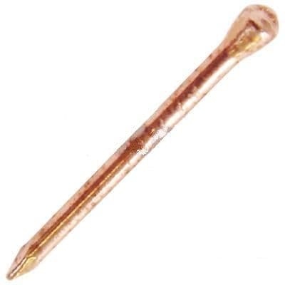 HARDBOARD PINS COPPERED 25MM (BOX 40gram)