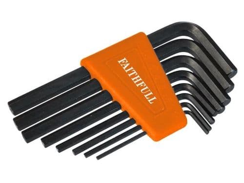 HEXAGON KEY SET 8 PIECE (ALLEN) FAITHFULL FAIHKS8M