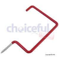 HOOKS SQUARE PVC COATED (PACK 2) HE138P