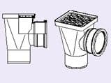 HOPPER SQUARE BACK INLET B1077