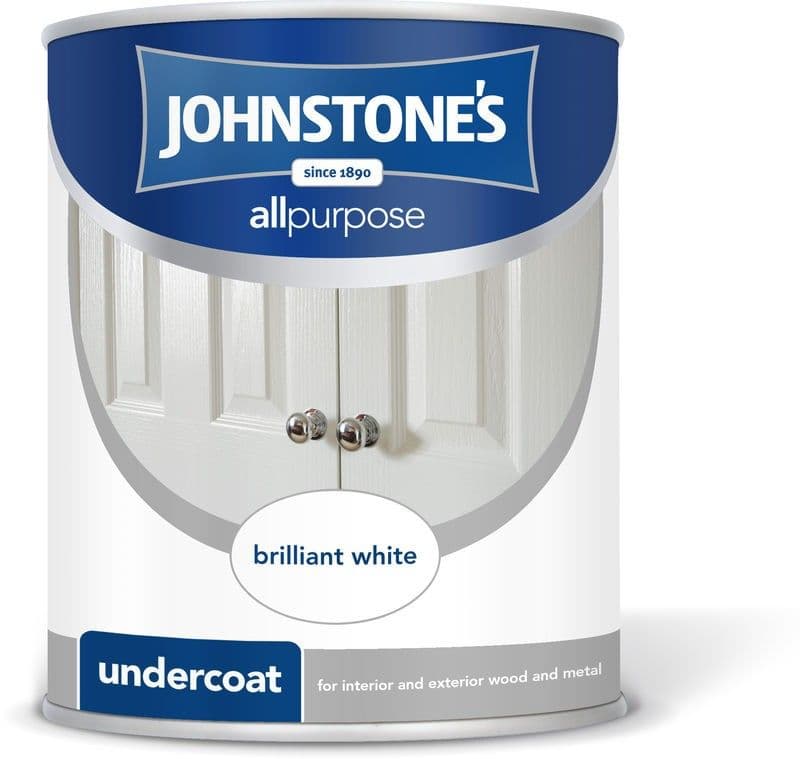 JOHNSTONES PAINT WHITE UNDERCOAT 1ltr