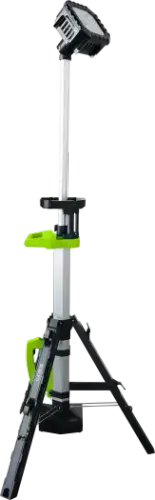 LUCECO TELESCOPIC TRIPOD IP44 WORKLIGHT 5V 20W 2000LM 6500K USBC RECHARGEABLE