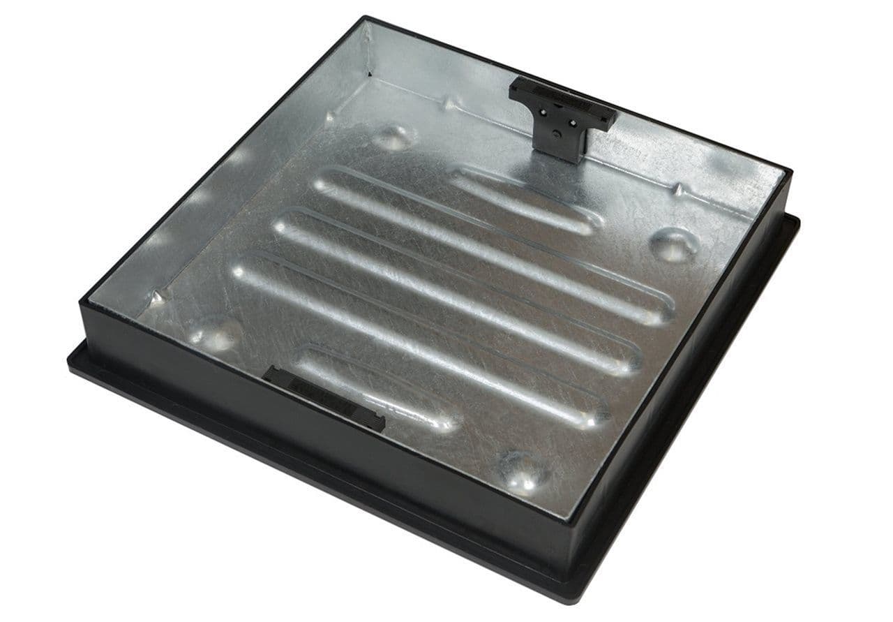 MANHOLE COVER RECESSED 400x400x80MM 300MM DIAMETER 267735