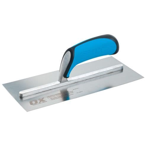 OX PRO STAINLESS STEEL PLASTERERS TROWEL - 127 x 356MM / 14in OX-P011014
