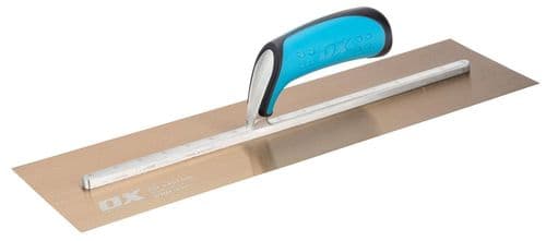 OX PRO STAINLESS STEEL PLASTERERS TROWEL - 127 x 457MM / 18in OX-P011018