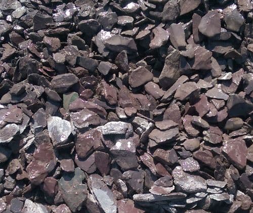 PLUM SLATE MULCH 40MM (+NON RETURN JUMBO BAG)