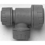 POLYPLUMB TEE 22 x 15 x 15MM   PB221515