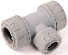 POLYPLUMB TEE 22 x 15 x 22MM   PB222215