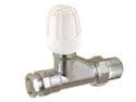 RADIATOR VALVE STRAIGHT CHROME 15MM  CHROME 10040585