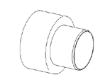SEWER ADAPTOR SG CLAY TO PVC 110MM B5141