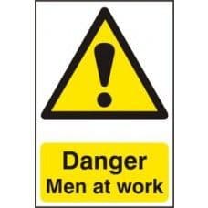 SIGN DANGER MEN AT WORK 400x600MM 4104