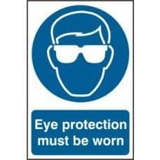 SIGN EYE PROTECTION MUST BE WORN 200x300MM 0007