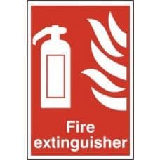 SIGN FIRE EXTINGUISHER 200x300MM 1350
