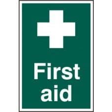 SIGN FIRST AID 200x300MM 1550