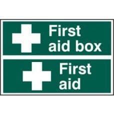 SIGN FIRST AID BOX / FIRST AID 300x200MM 1553