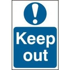 SIGN KEEP OUT 200x300MM 0255