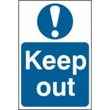 SIGN KEEP OUT 400x600MM 4003