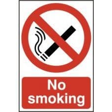 SIGN NO SMOKING 200x300MM 0550