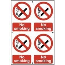 SIGN NO SMOKING 200x300MM 0552