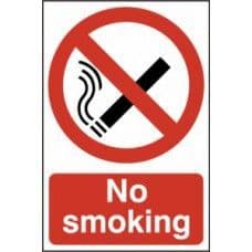 SIGN NO SMOKING 400x600MM 4050
