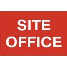 SIGN SITE OFFICE 600x400MM 4252