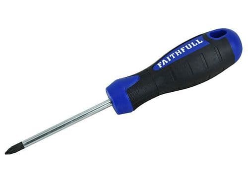 SOFT GRIP SCREWDRIVER 2PZ x 100MM FAITHFULL